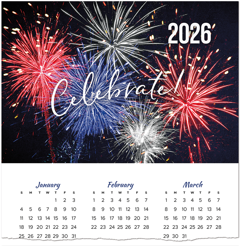 Celebrate Calendar Card C2996U-AA